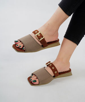 صندل تابستانه کنفی کد 25172