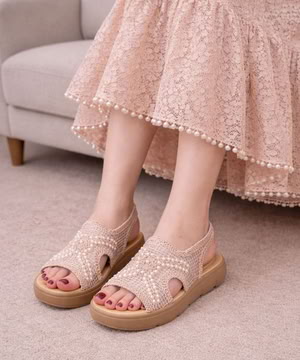صندل گیپوری مرواریدی کد R25173