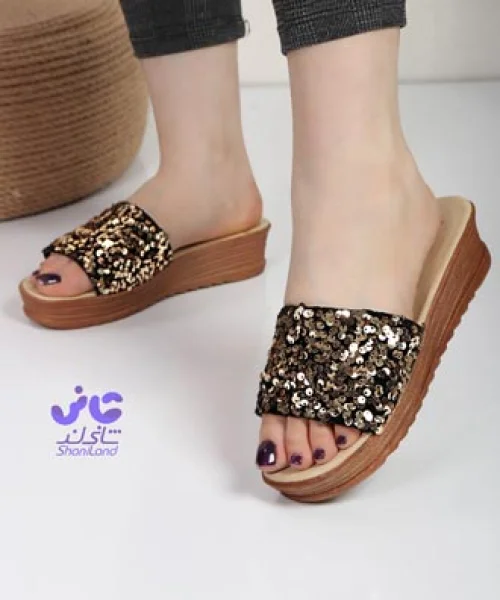 صندل پولکی لژدار کد 2643