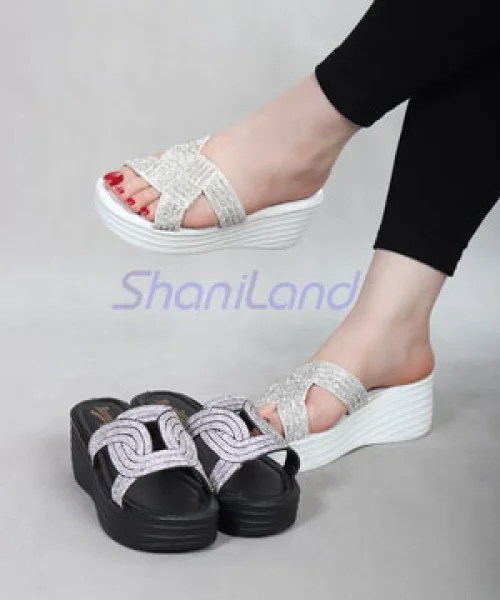 صندل لژدار مجلسی نگین دار کد 22543