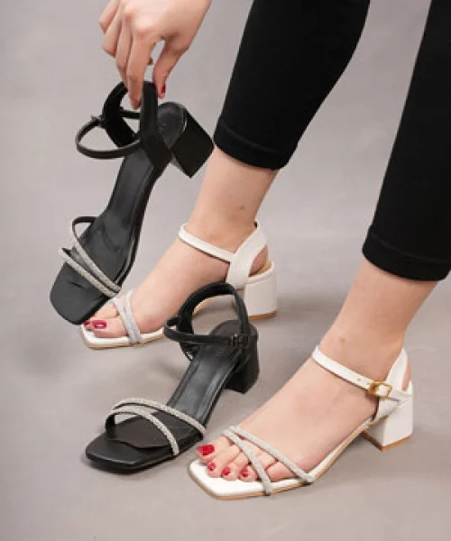 کفش بند نگینی زنانه کد 2267
