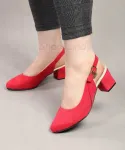 کفش پاشنه دار پشت بند کد 2218