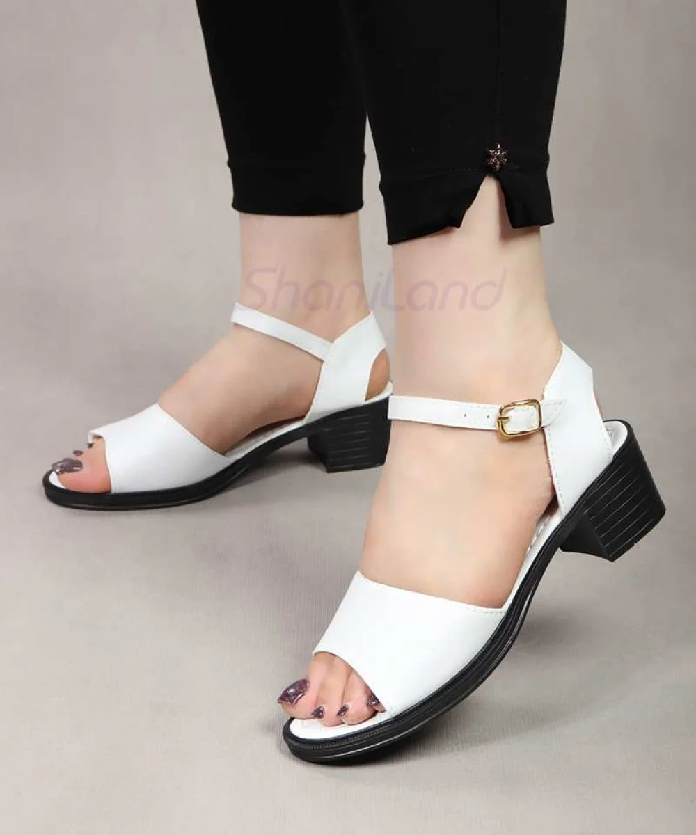 صندل پاشنه دار رکاب دار تابستانه کد 2590