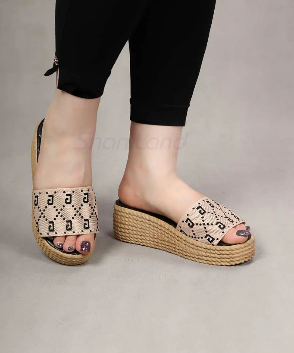 صندل لژدار بافت طرح گوچی کد 26390