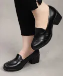 کفش پاشنه دار زیره طبی کد 23297