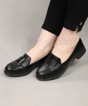 کالج یراق دار چرم ساده مدل هرمس کد 23298