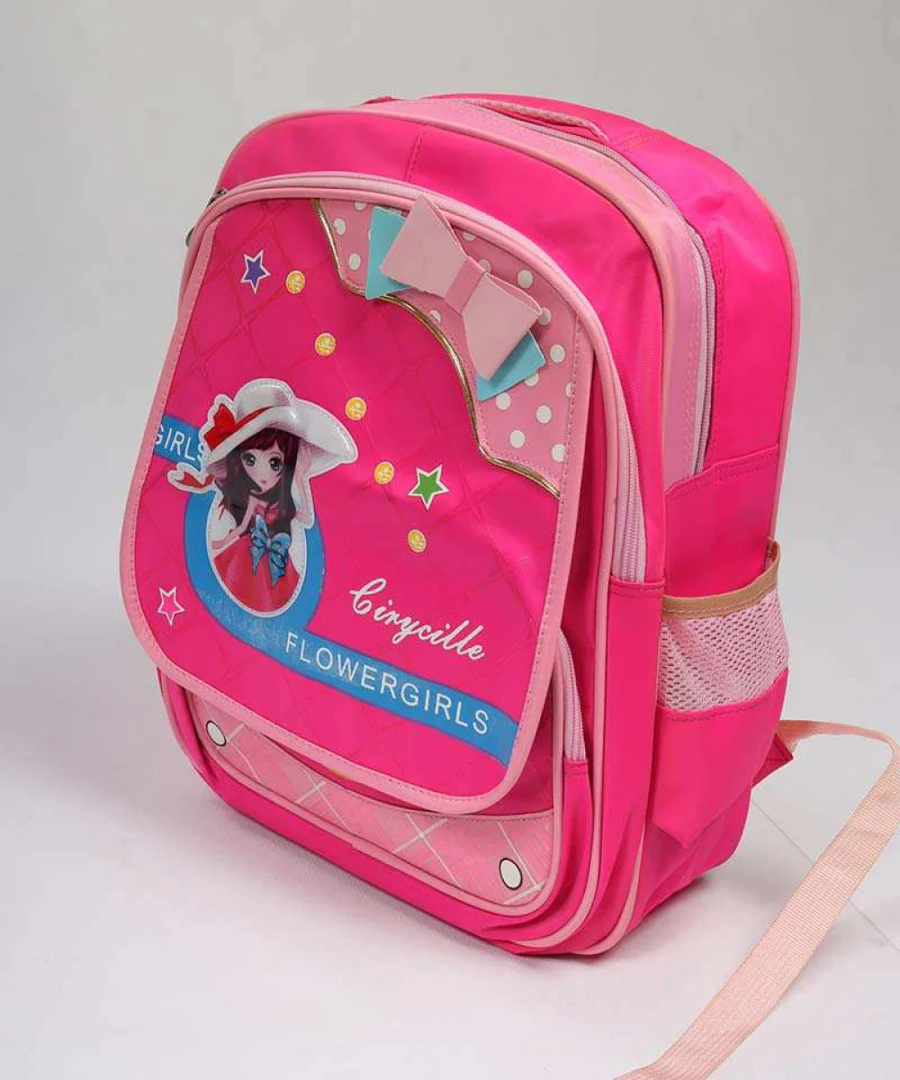 کوله پشتی مدرسه مدل flower girls کد 1200