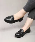 کالج چرم مدل یراق فلزی کد 23316