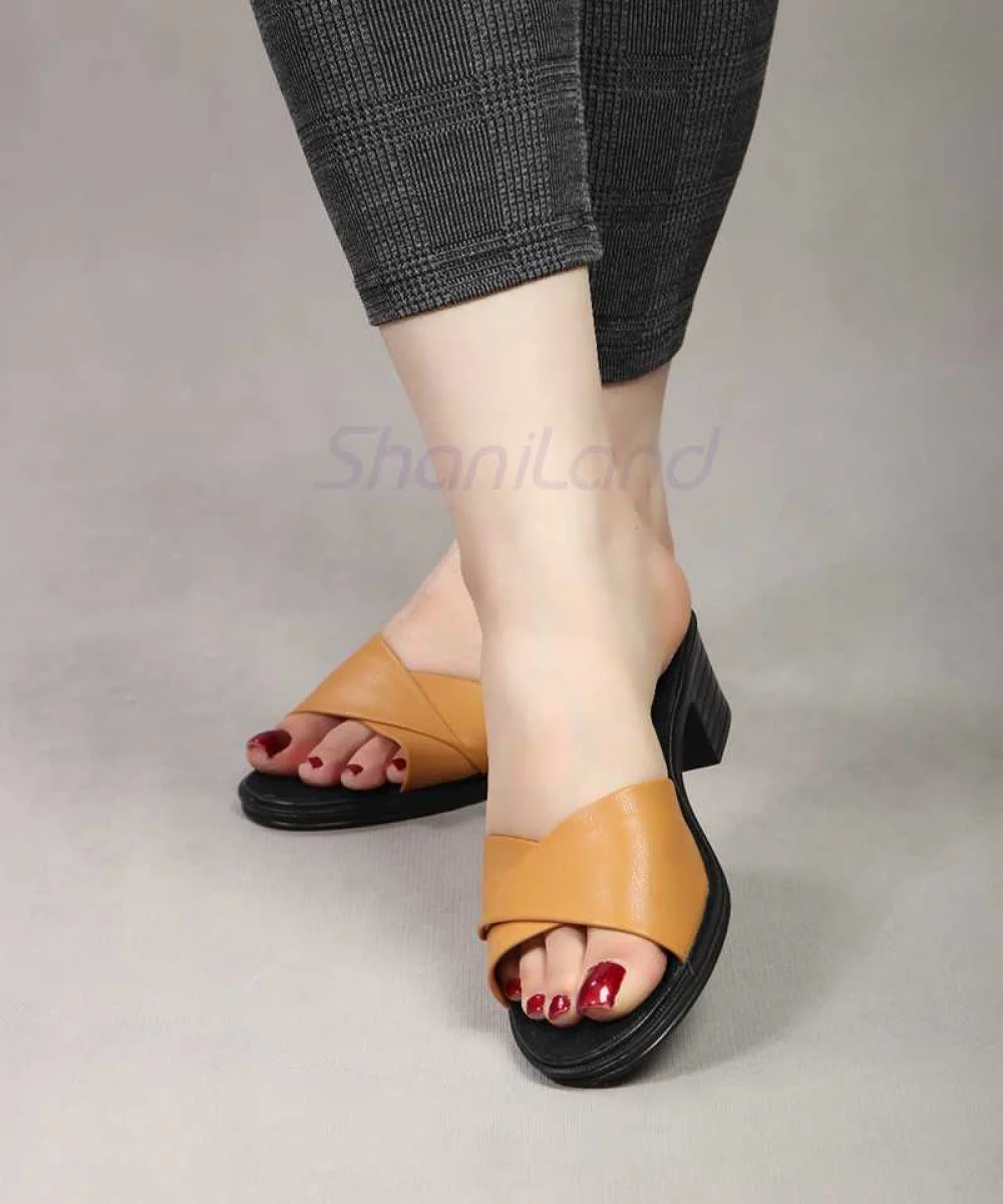 صندل پاشنه دار طرح پاکتی کد 26417