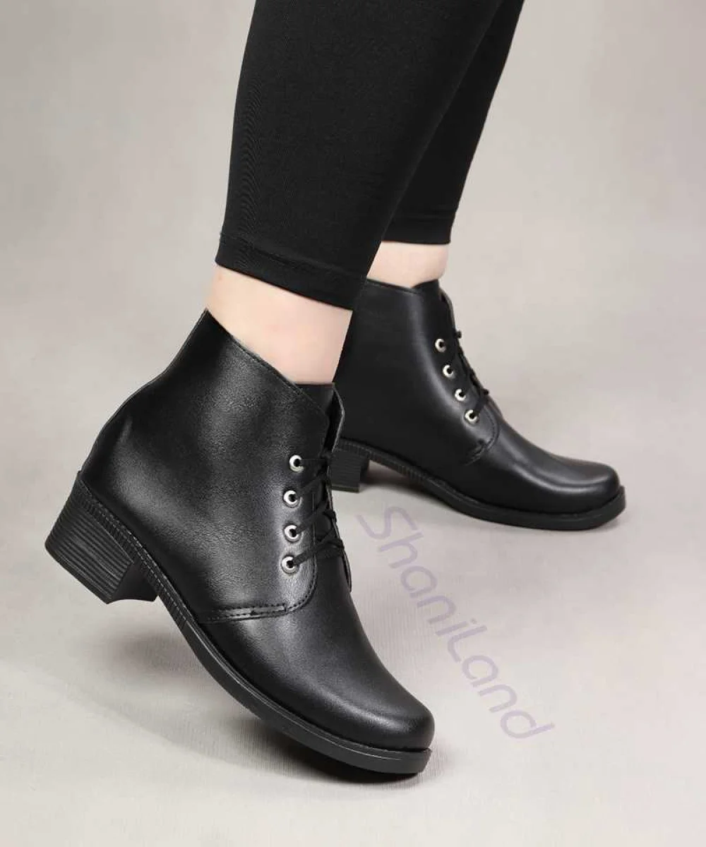 نیم بوت بندی پاشنه دار کد 2121