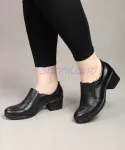 کفش پاشنه دار بغل کش مدل پوست ماری کد N23641