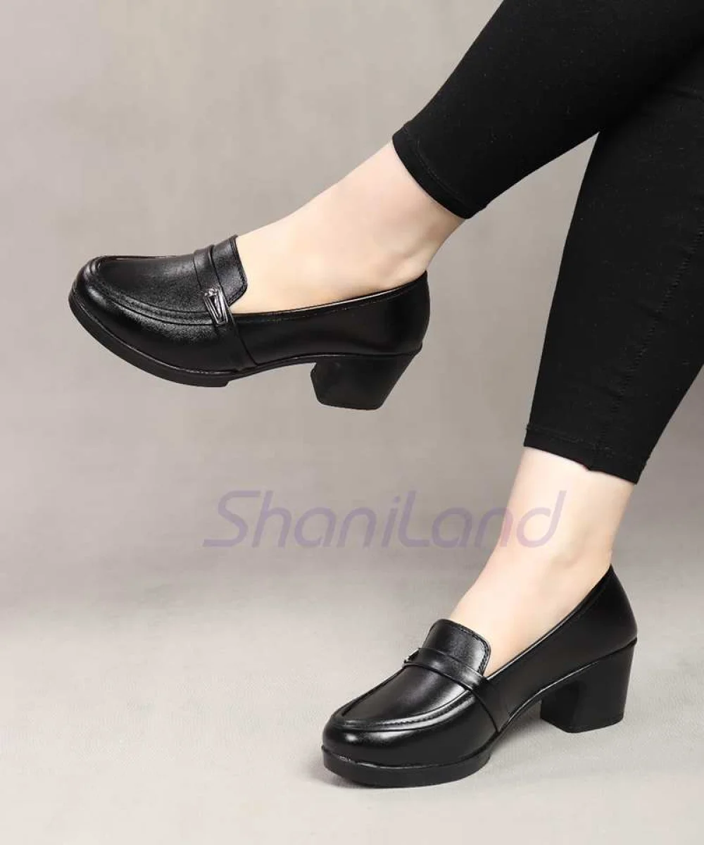 کفش پاشنه دار زیره طبی کد 23327