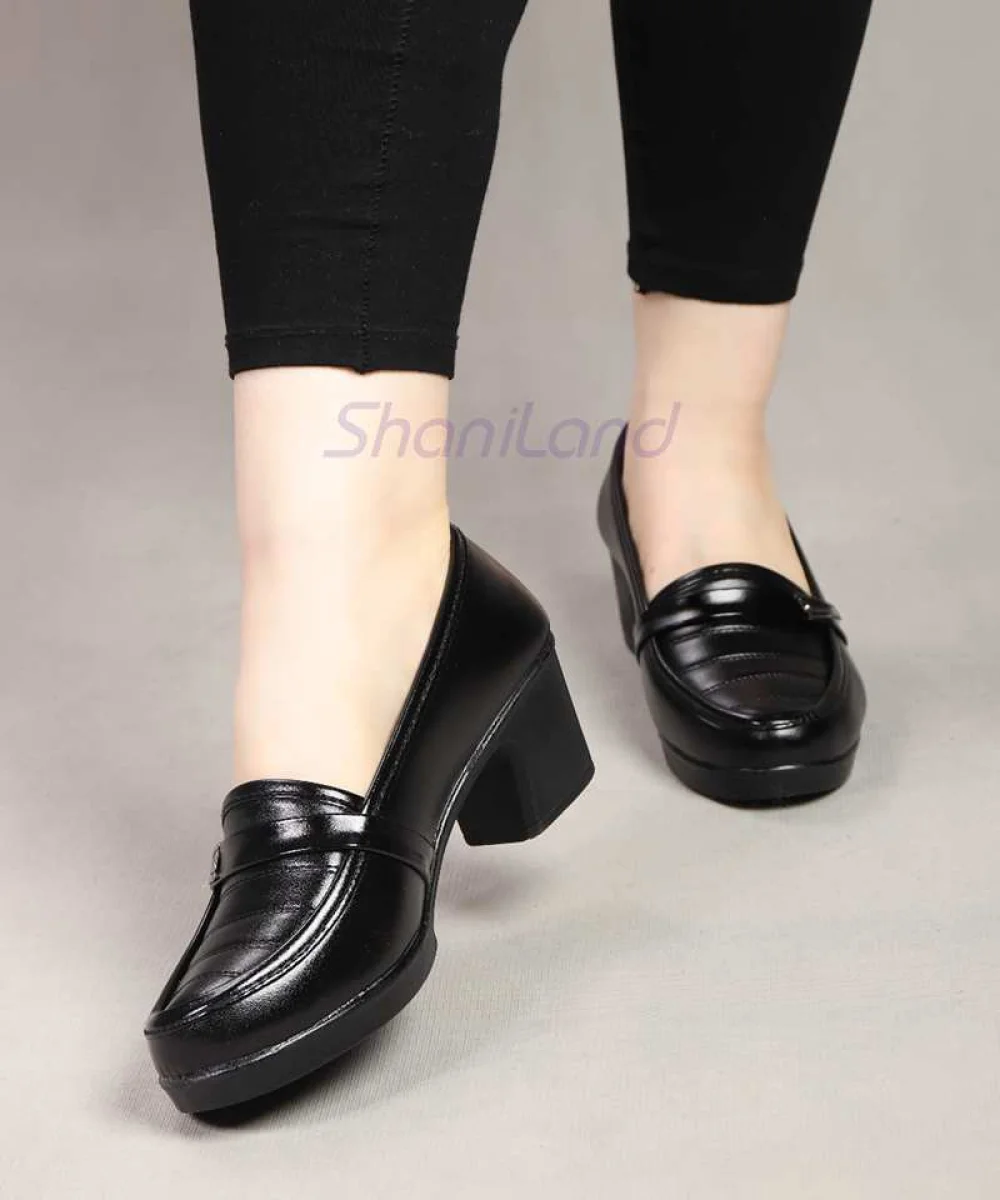 کفش پاشنه دار زیره طبی اداری کد 23328