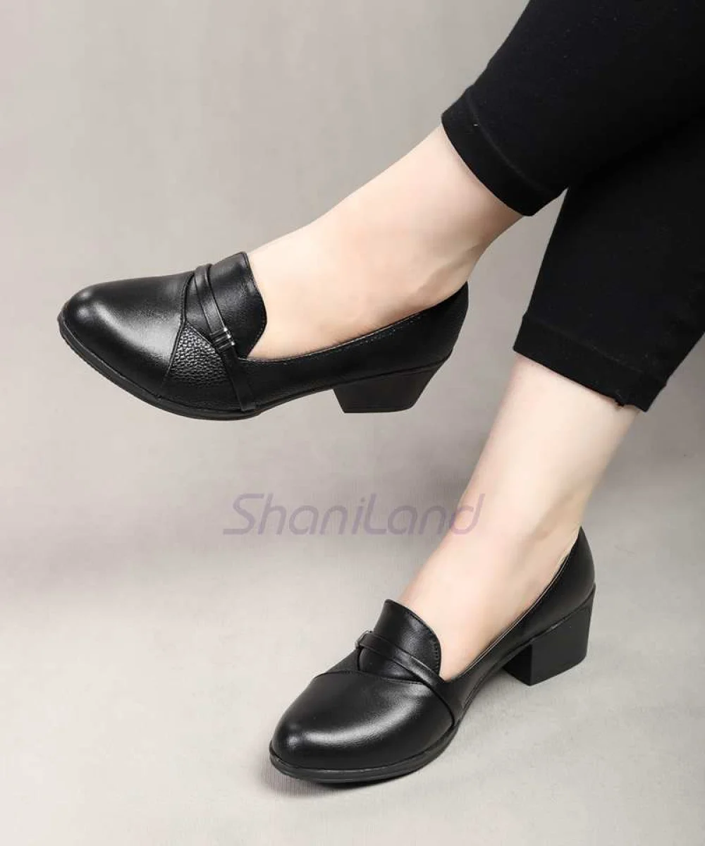 کفش پاشنه دار زیره طبی کد 23343