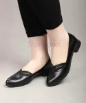 کفش پاشنه دار زیره طبی مدل حصیری کد 23350