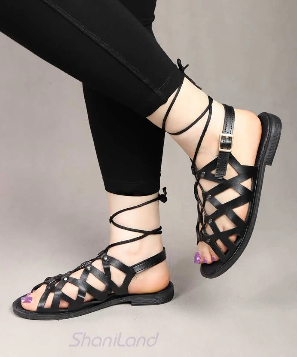صندل زنانه تابستانی مدل هزار بند کد 25116