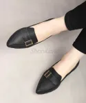کالج پاشنه دار نوک تیز بغل سگک کد 23317