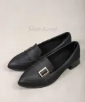 کالج پاشنه دار نوک تیز بغل سگک کد 23317