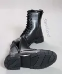 نیم بوت بغل زیپ 2 سگک کد 2192