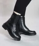 نیم بوت بغل زیپ 2 سگک کد 2192