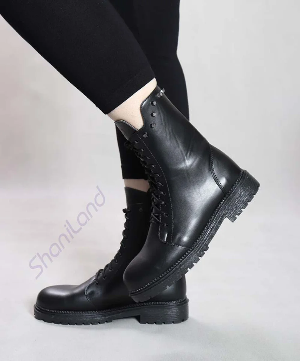 نیم بوت بغل زیپ مدل ecoo کد 2193