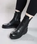 نیم بوت بغل زیپ مدل ecoo کد 2193