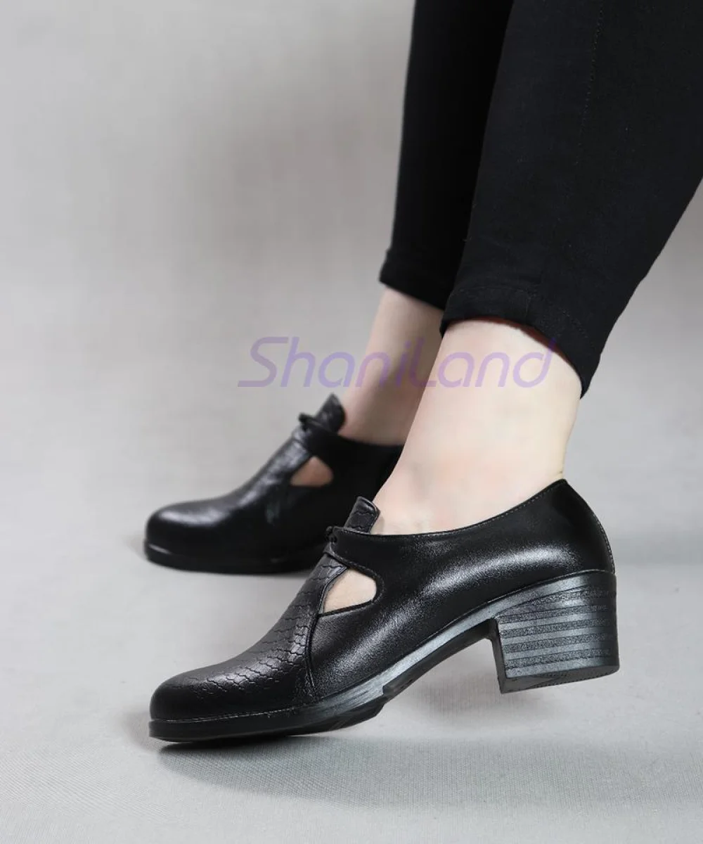 کفش تک بند  پاشنه دار کد 23448