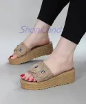 صندل لژدار کنفی چشم نظر کد 22539