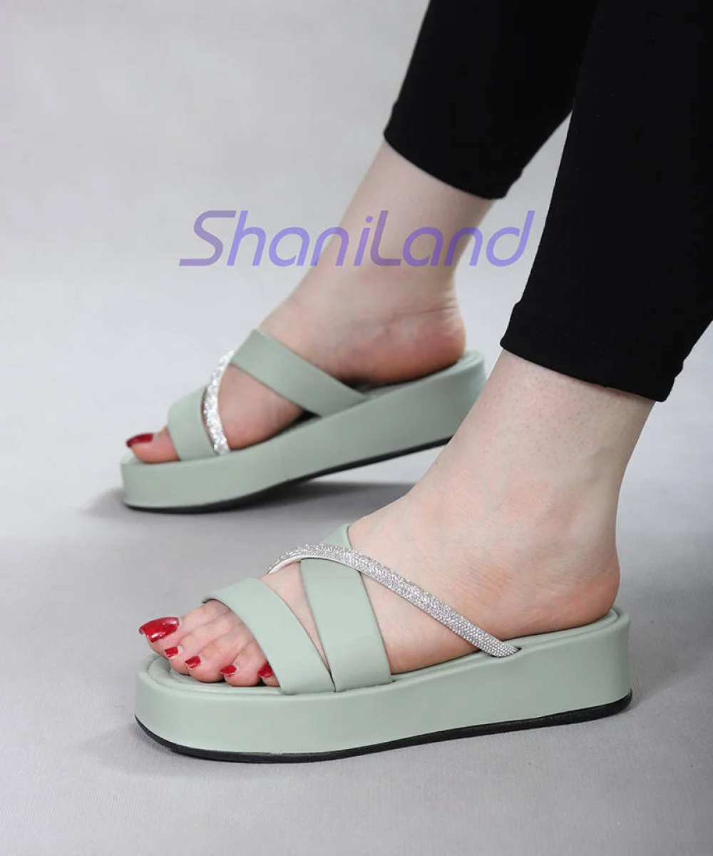 صندل روفرشی لژدار نگین دار کد 26550