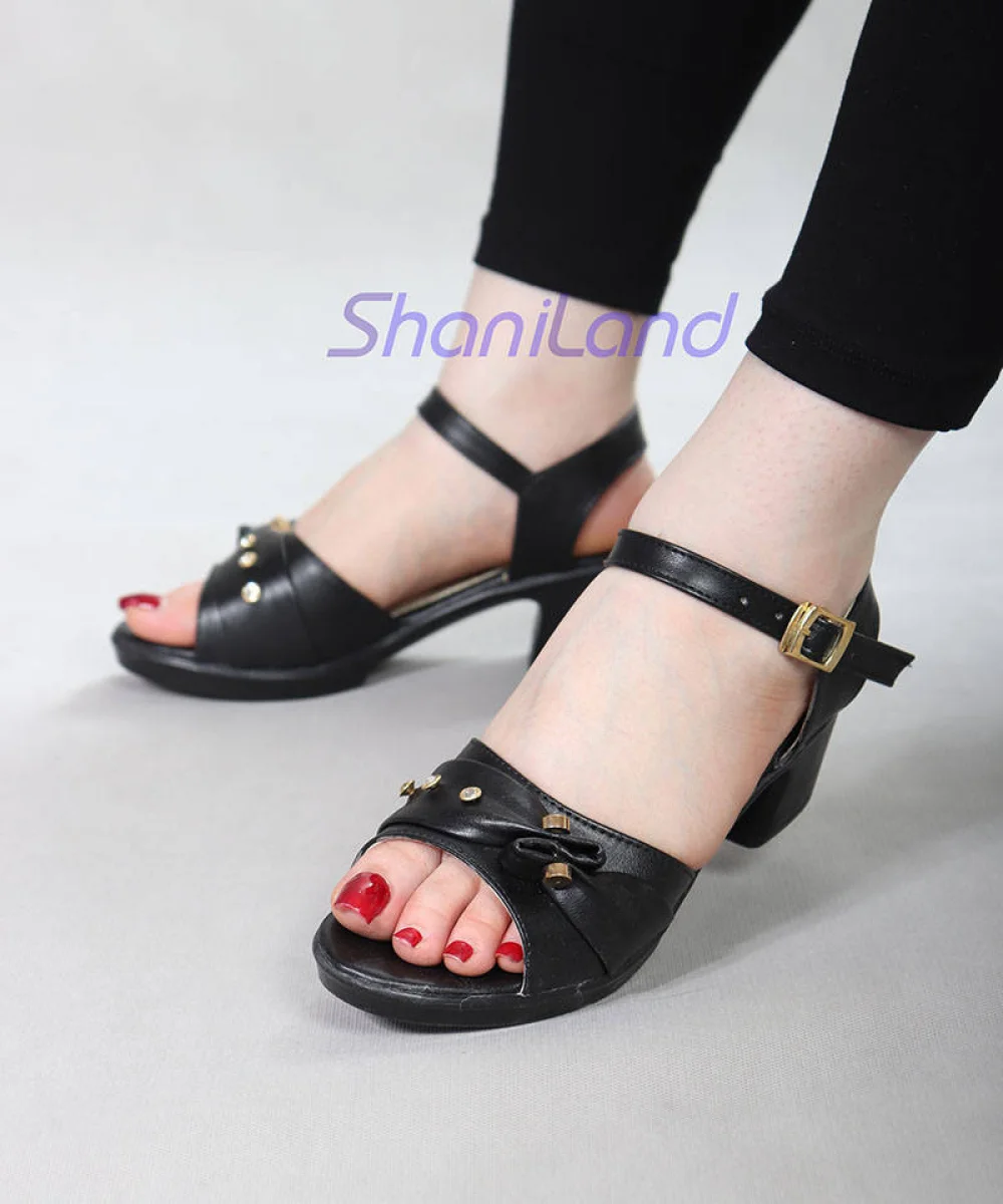 صندل تابستانه پاشنه دار طبی کد 25167