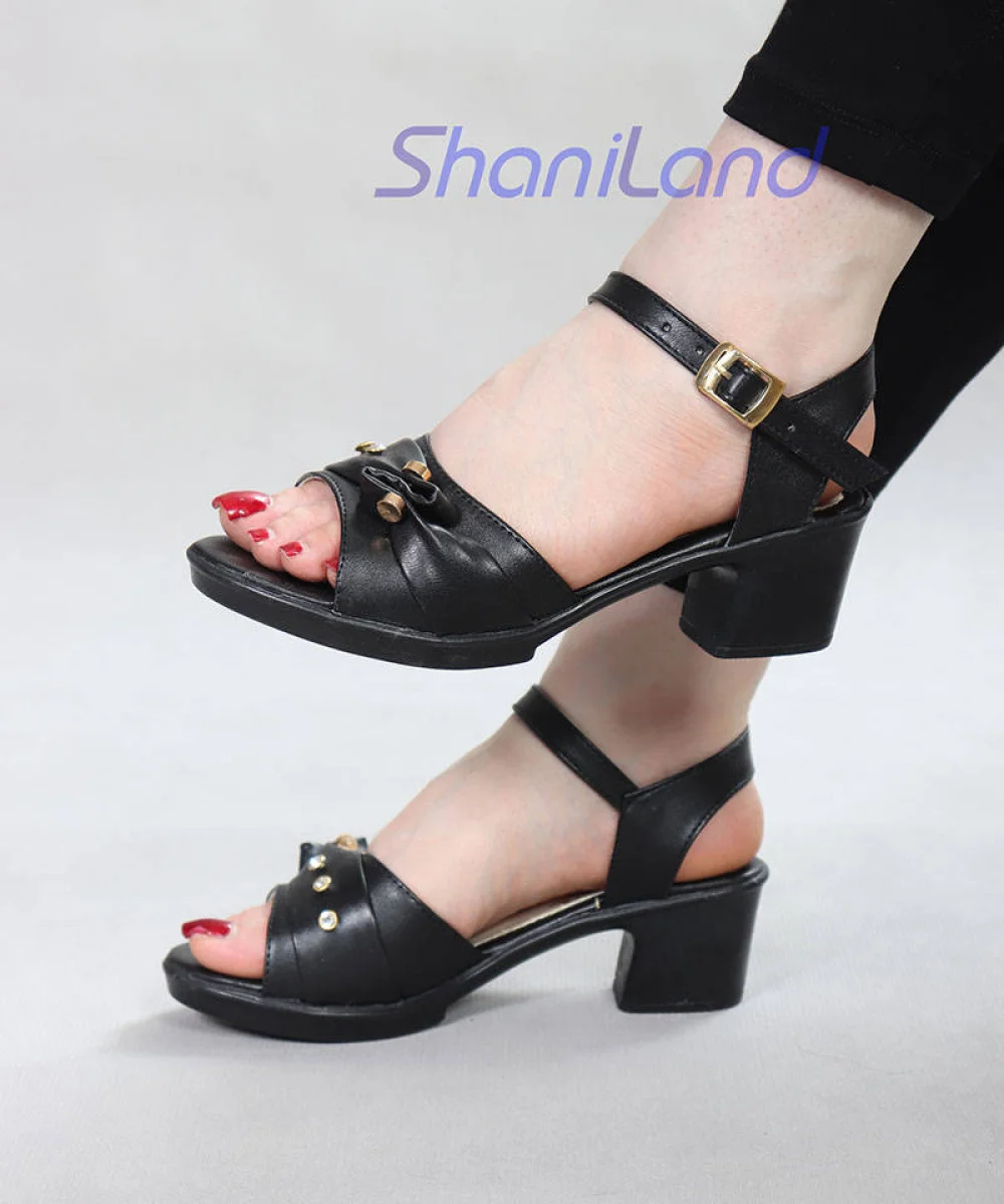 صندل تابستانه پاشنه دار طبی کد 25167