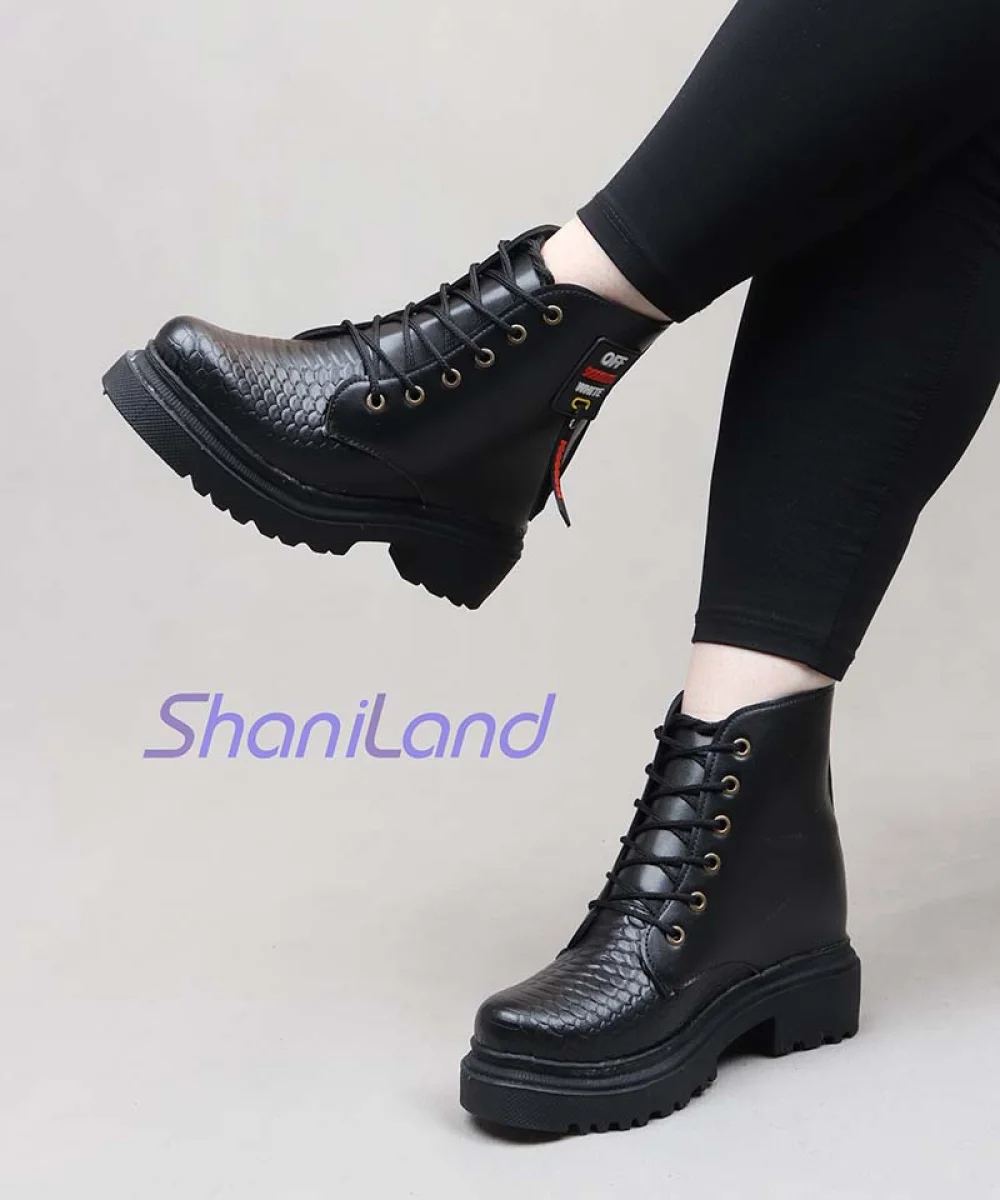 نیم بوت بندی لیبل دار کد 2173