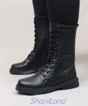 بوت شنل دوزی بغل زیپ کد 21128