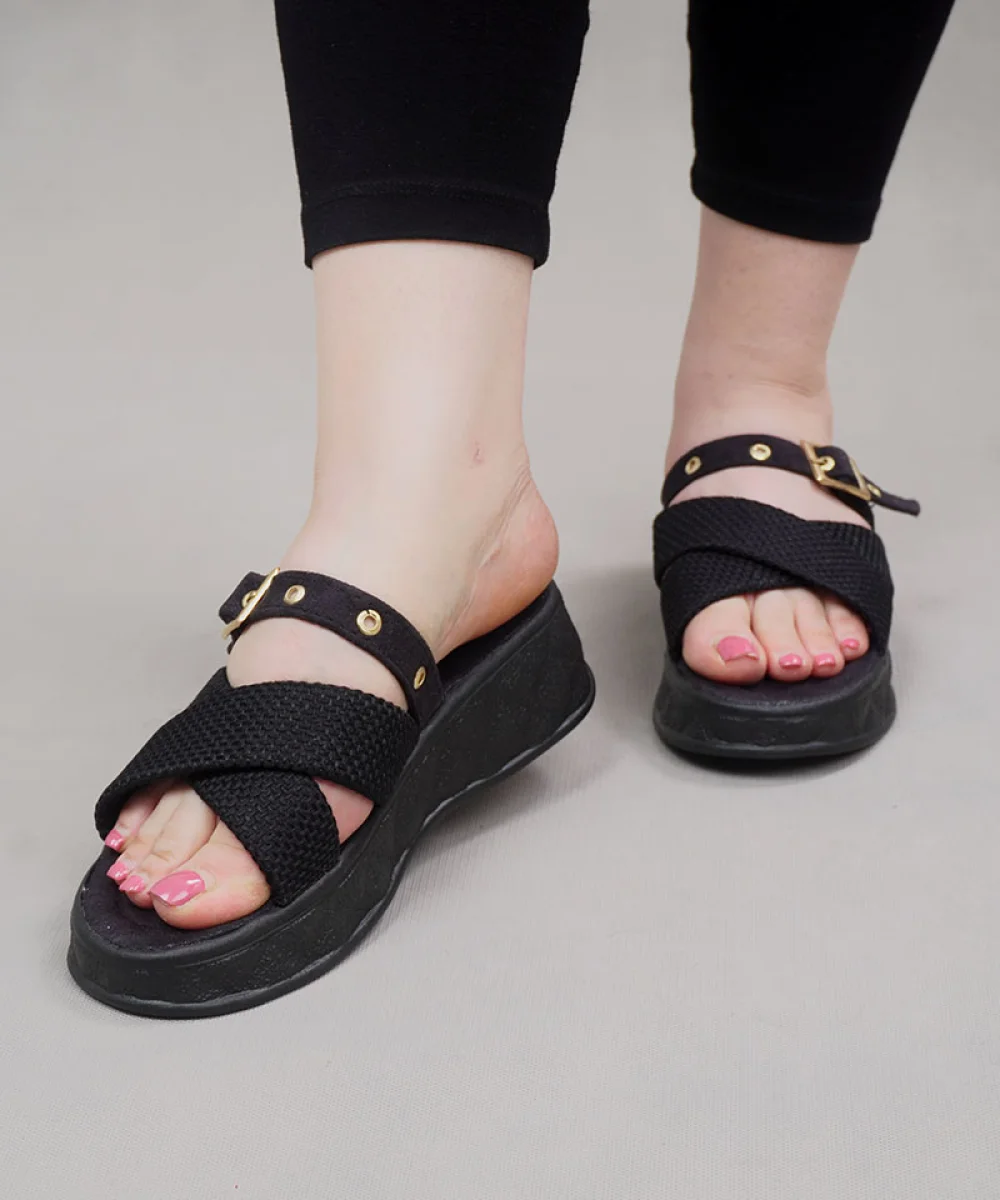صندل مراکشی ضربدری لژدار کد R26552