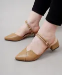کفش پاشنه دار ۲ حالته کد 25198