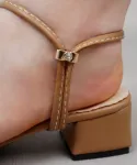 کفش پاشنه دار ۲ حالته کد 25198