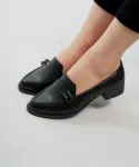 کفش کالجی زنانه گره ای کد 23666