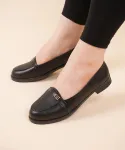 کفش کالج زنانه پنجه گرد کد 23701