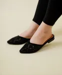 صندل جلوبسته توری نگین دار کد c26638