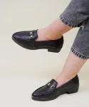 کفش کالج زنانه طبی چرم سوگو کد 23735