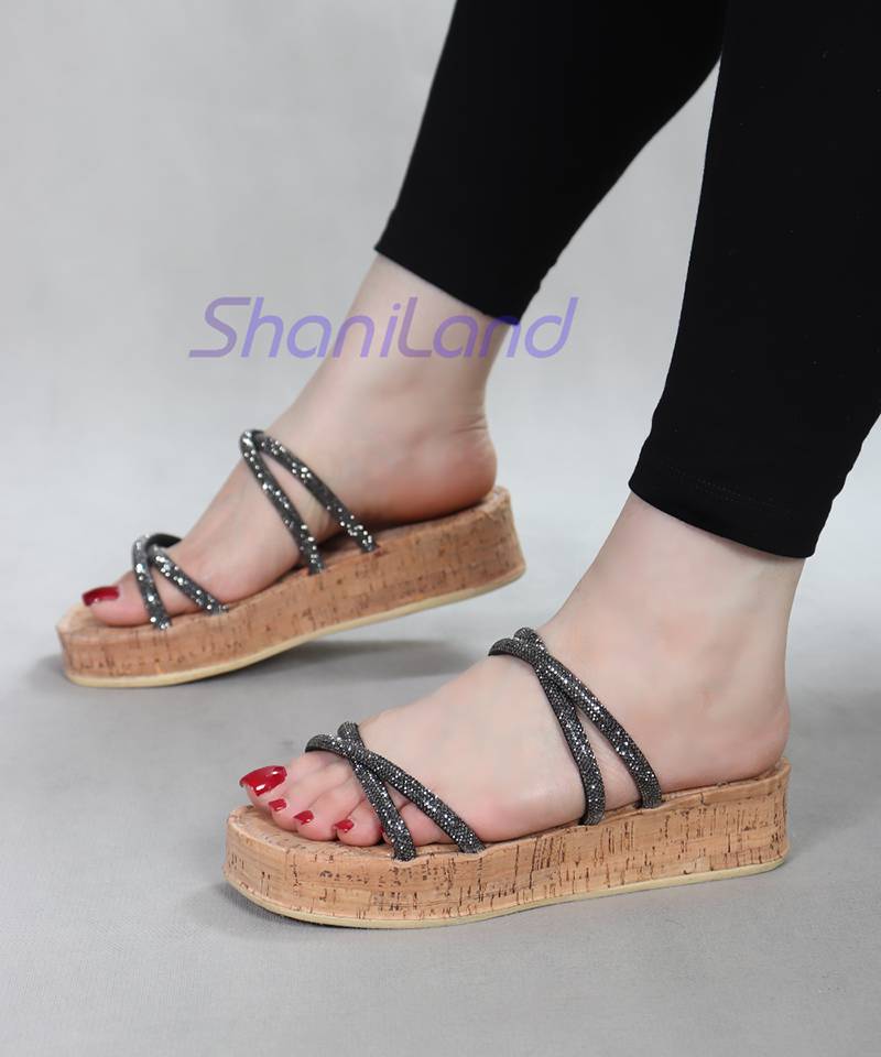 صندل سواروسکی لژدار مجلسی کد 22538