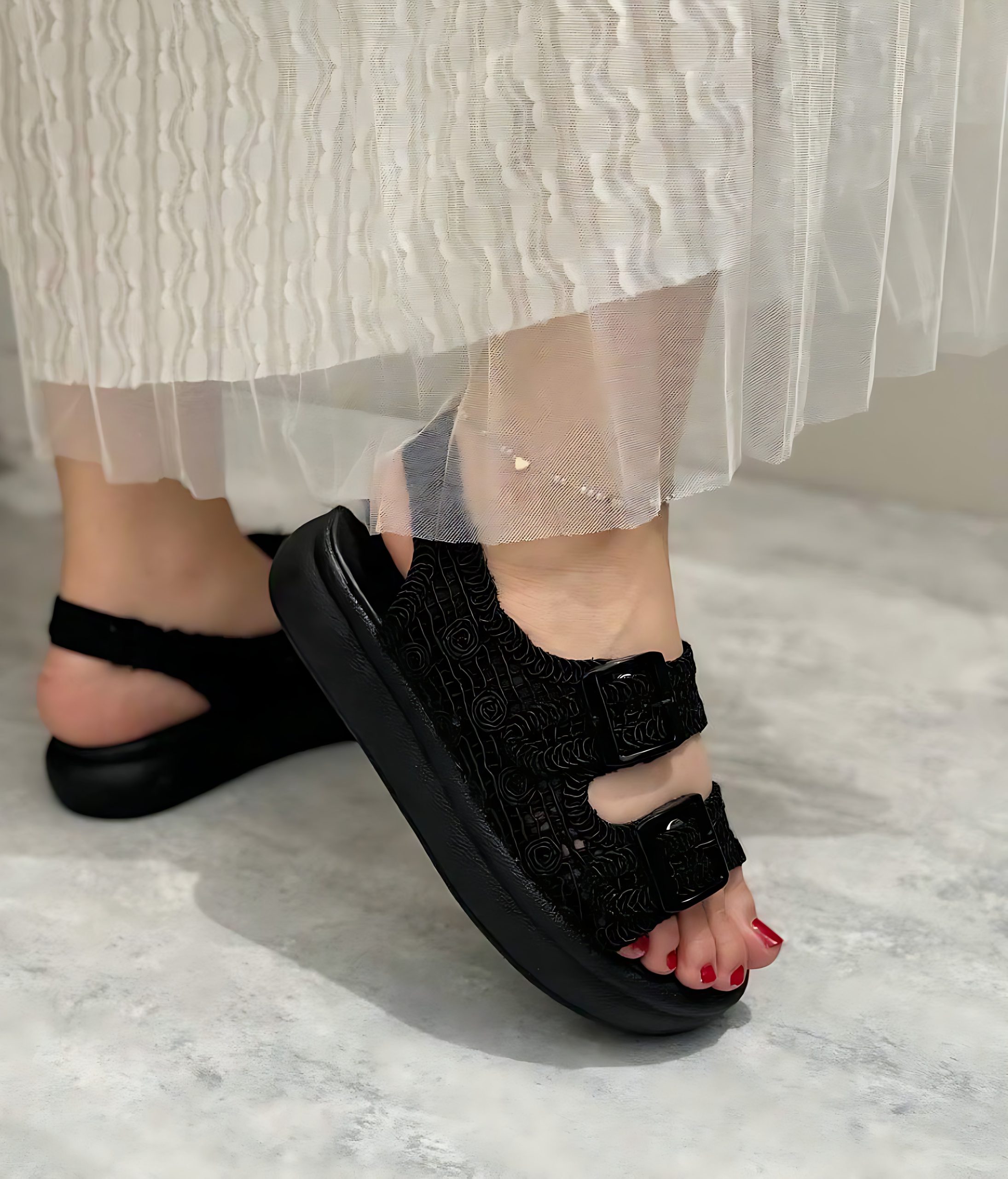 صندل گیپوری سگک دار کد B25173