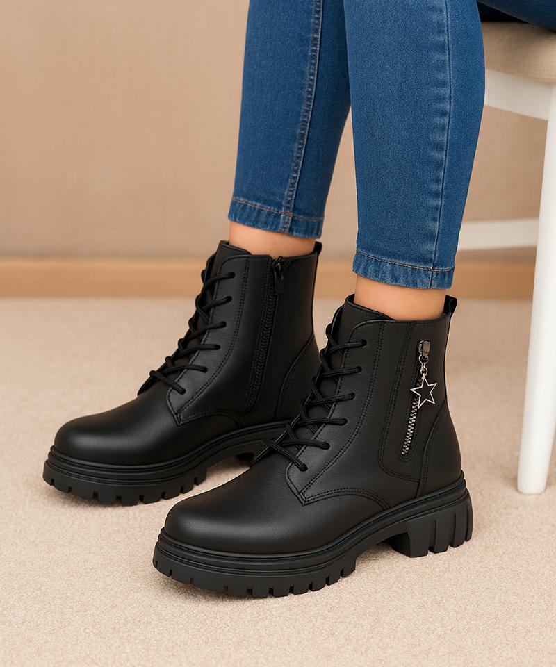 نیم بوت بغل زیپ کد 2154